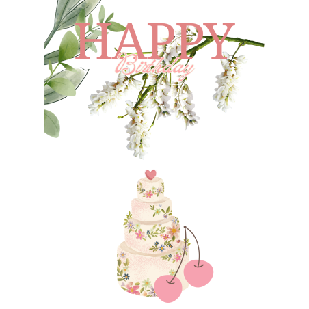 happy birthday card template 2