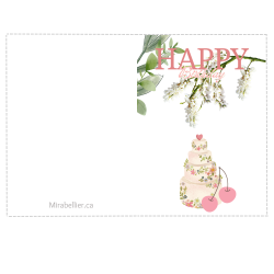 happy birthday card template 2