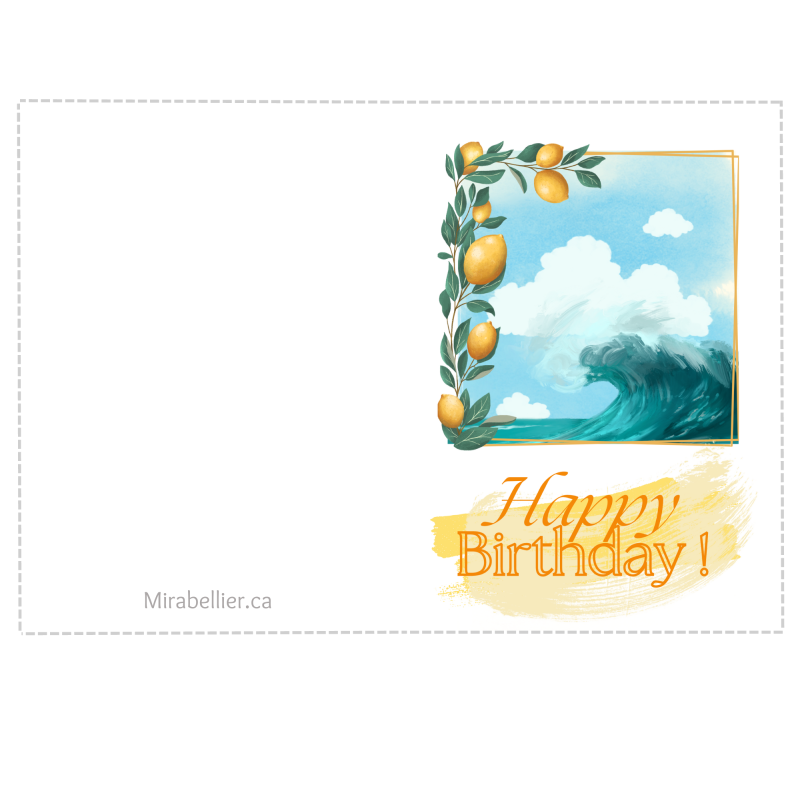 happy birthday card template 3