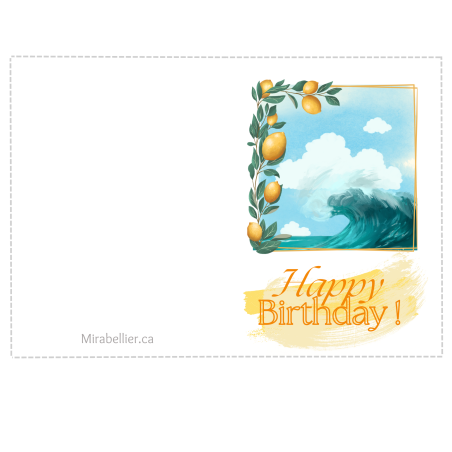 happy birthday card template 3